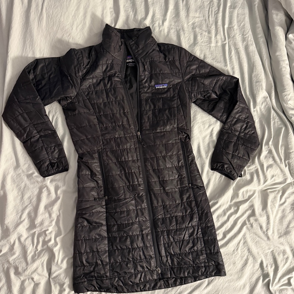 Patagonia Women's Black Long Puffer Coat